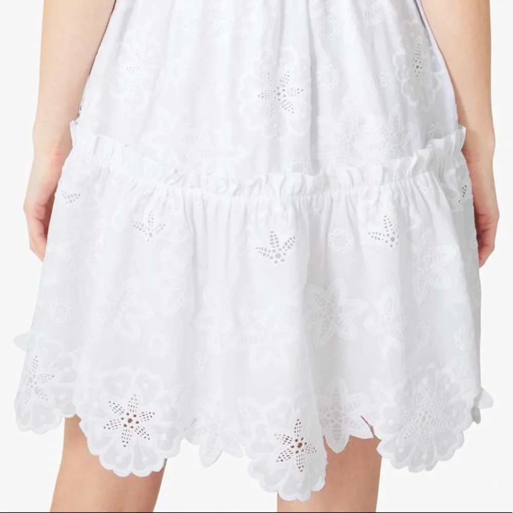 NWT Kate Spade Mixed-Media Broderie Anglaise Dress